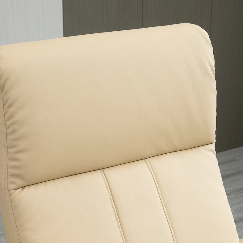 Modern 26 High Back Swivel Recliner Chair with Remote Control