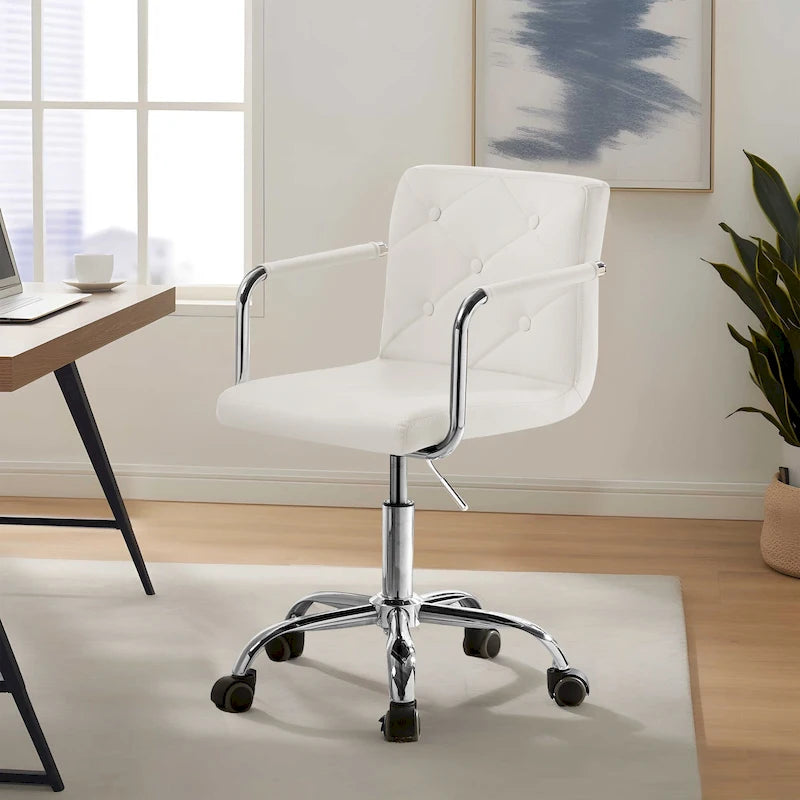 Home Office Desk Chairs 360 Swivel Height-Adjustable Accent Chair