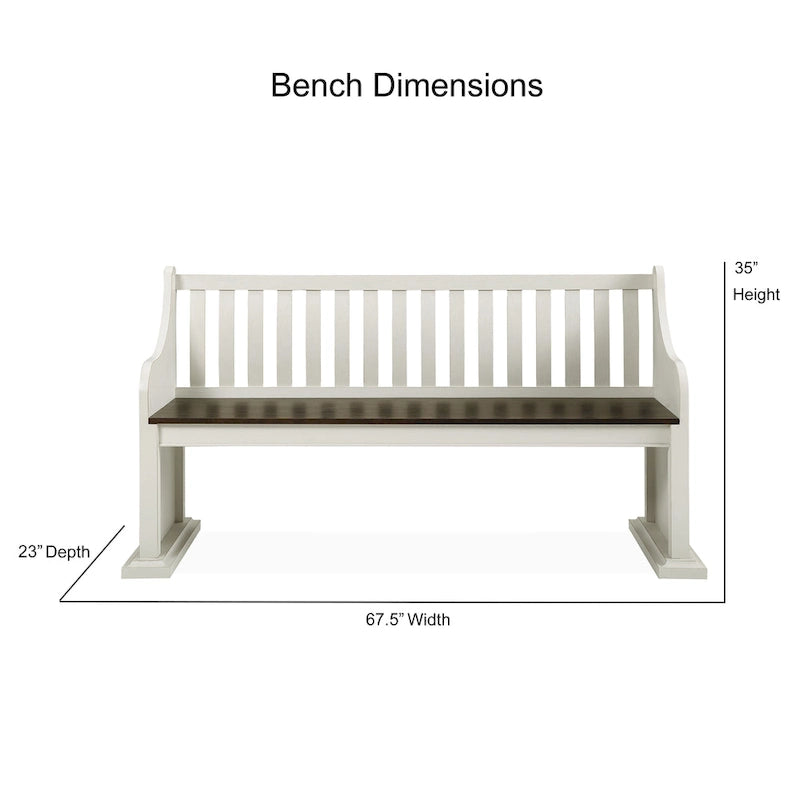 Farmhouse Pew Dining Bench