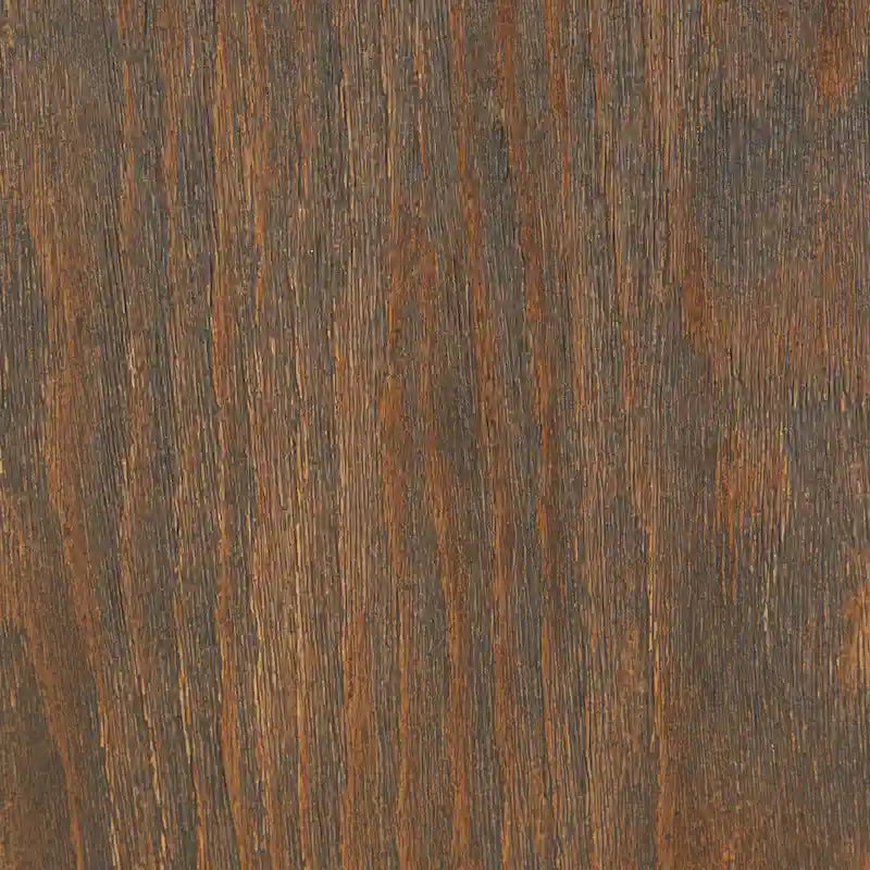 Industrial Chair in Dark Walnut Wood and Black Metal