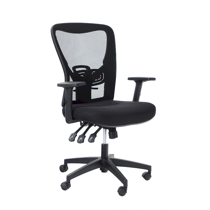 High Back Mesh Office Chair Adjustable Headrest, Armrest, Rolling Swivel Reclining Chair