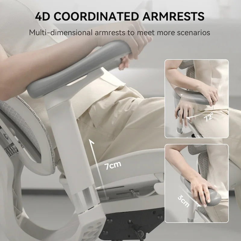 Ergonomic Mesh Office Chair with Adjustable seat depth - 74*70*127