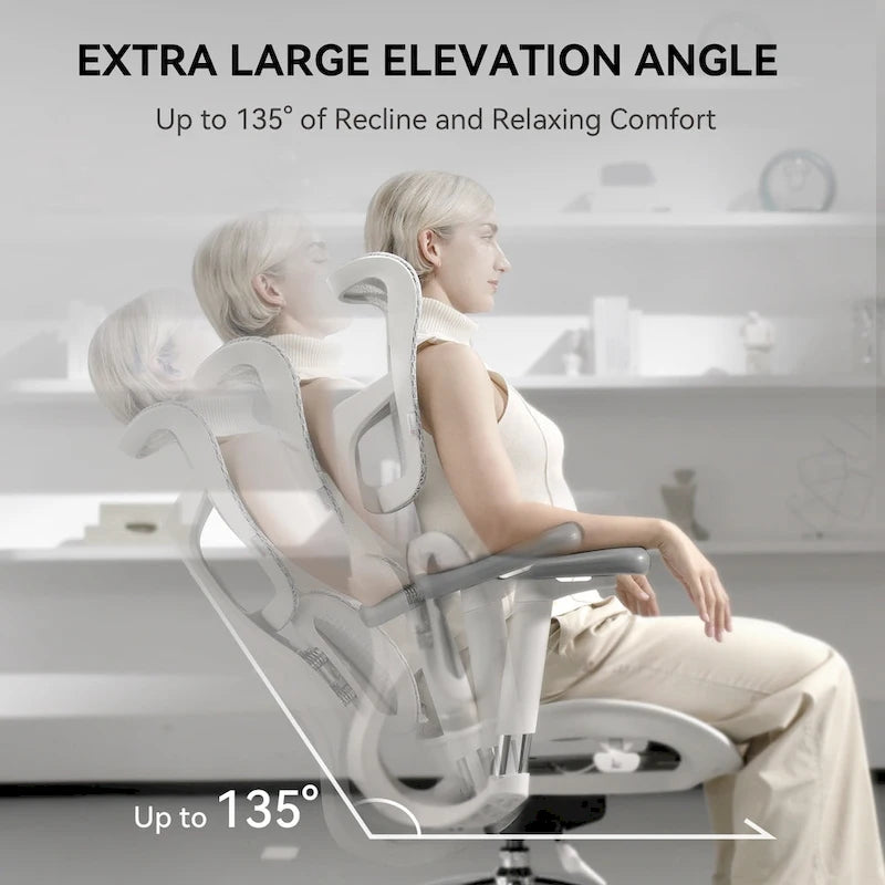 Ergonomic Mesh Office Chair with Adjustable seat depth - 74*70*127