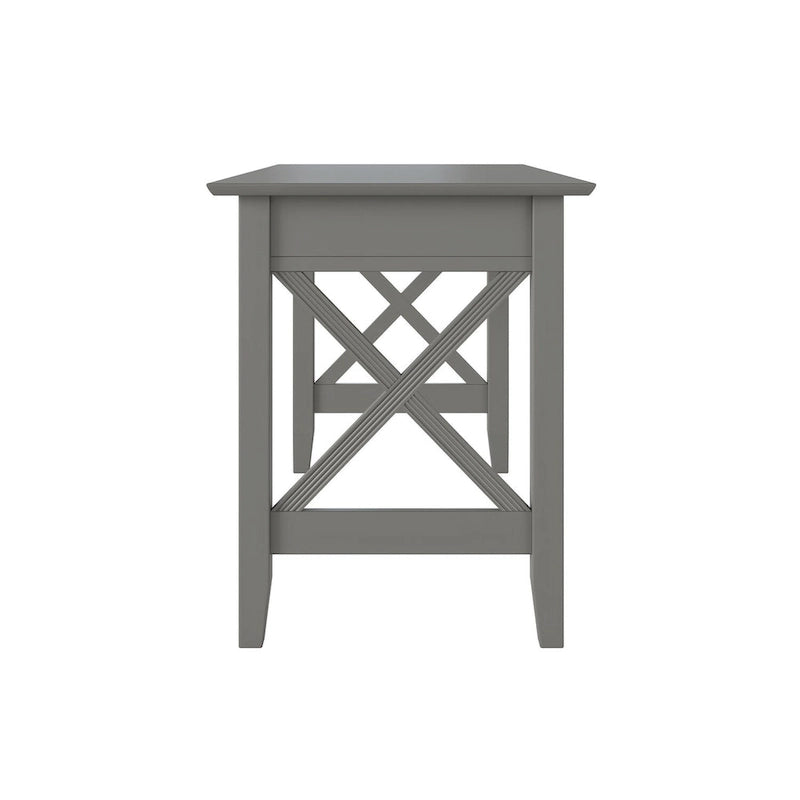 Writing Desk with Drawer in Grey