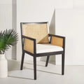 Rattan Dining Chair - 21.9 W x 24.8 L x 33.9 H - 22Wx25Dx34H