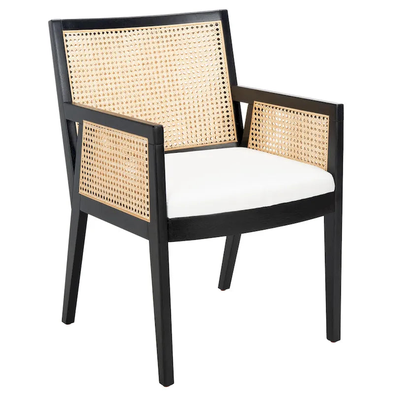 Rattan Dining Chair - 21.9 W x 24.8 L x 33.9 H - 22Wx25Dx34H