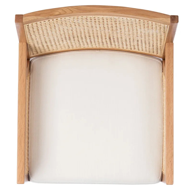 Rattan Dining Chair - 21.9 W x 24.8 L x 33.9 H - 22Wx25Dx34H