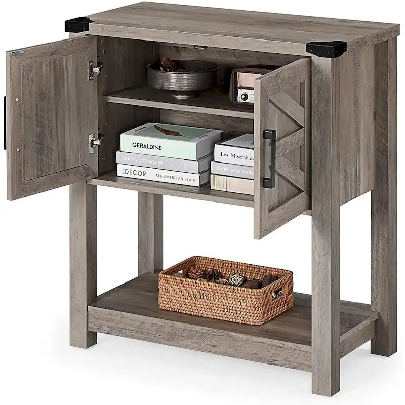 Modern Farmhouse Buffet Cabinet,Wood Sideboard for Living Room