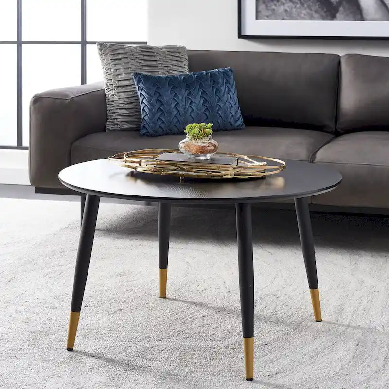 SAFAVIEH Antonette Round Coffee Table - 32 W x 32 D x 19 H - 32Wx32Dx19H