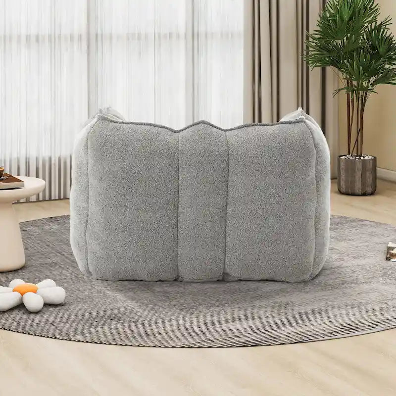 Lazy Bean Bag Couch Chairs for Adults with Ottoman