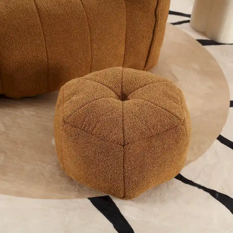 Lazy Bean Bag Couch Chairs for Adults with Ottoman